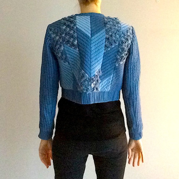 Rebecca Taylor cropped patchwork jacket. - Picture 4 of 4